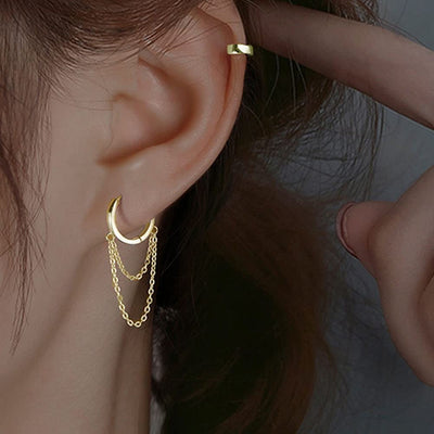 Dangle Hoop Earrings