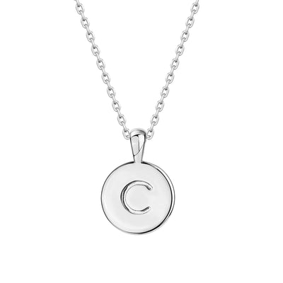 PAVOI 14K Gold Plated Letter Necklace