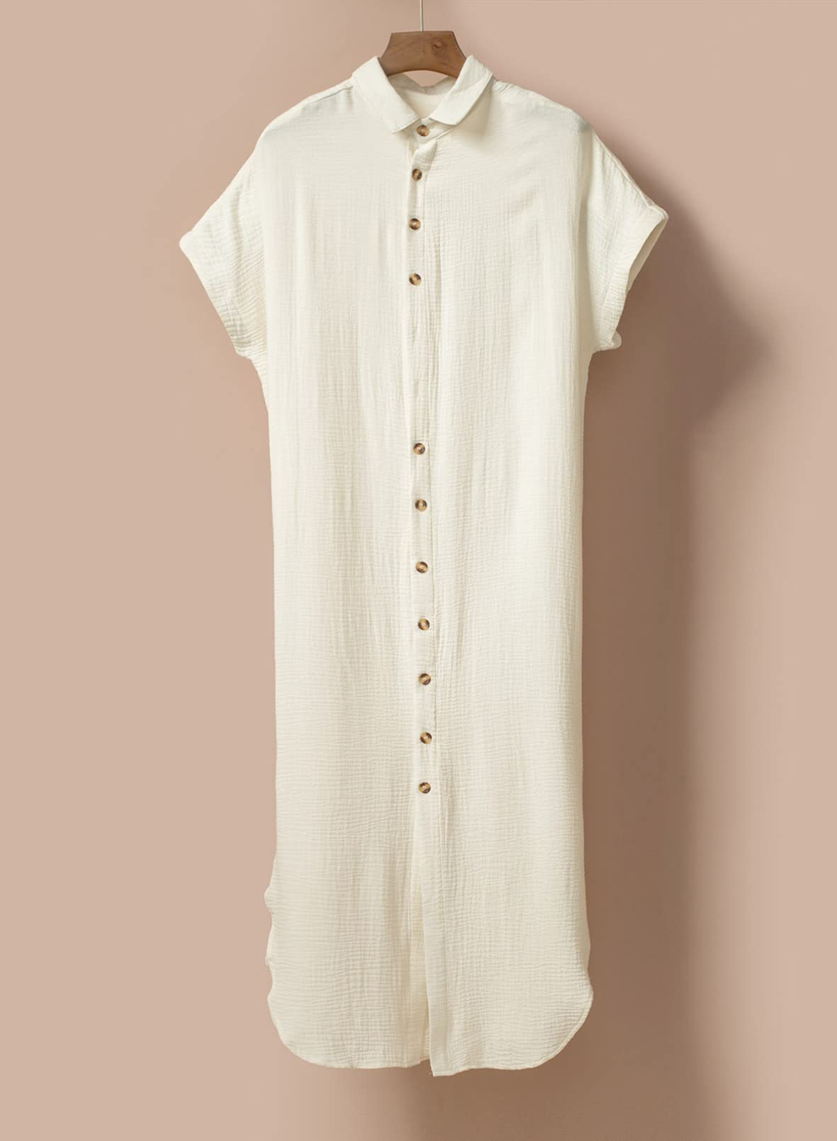 Button Down, Long Kimonos Swimsuit Cover Ups