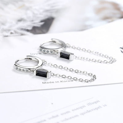 Dangle Hoop Earrings