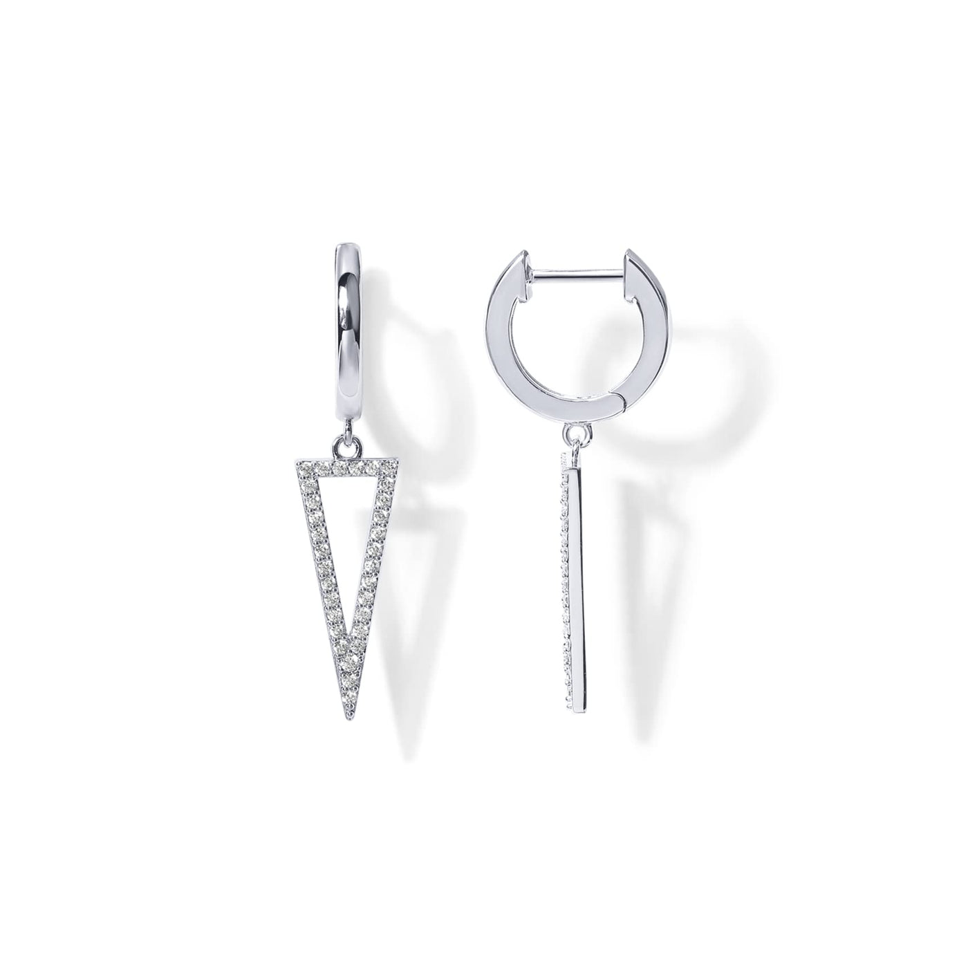 PAVOI 14K Gold Plated Drop/Dangle Huggie Earrings