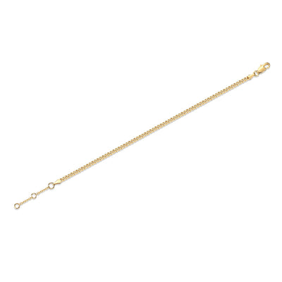 PAVOI 14K Gold Plated Paperclip/Curb/Figaro/Cuban Chain Bracelet
