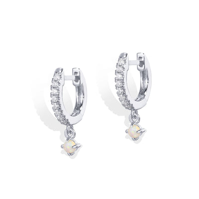 PAVOI 14K Gold Plated Drop/Dangle Huggie Earrings