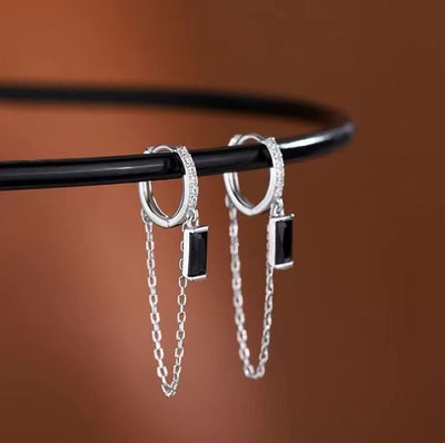 Dangle Hoop Earrings