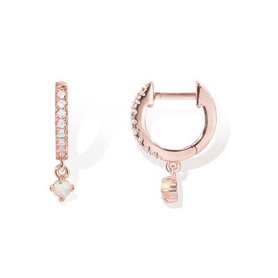 PAVOI 14K Gold Plated Drop/Dangle Huggie Earrings