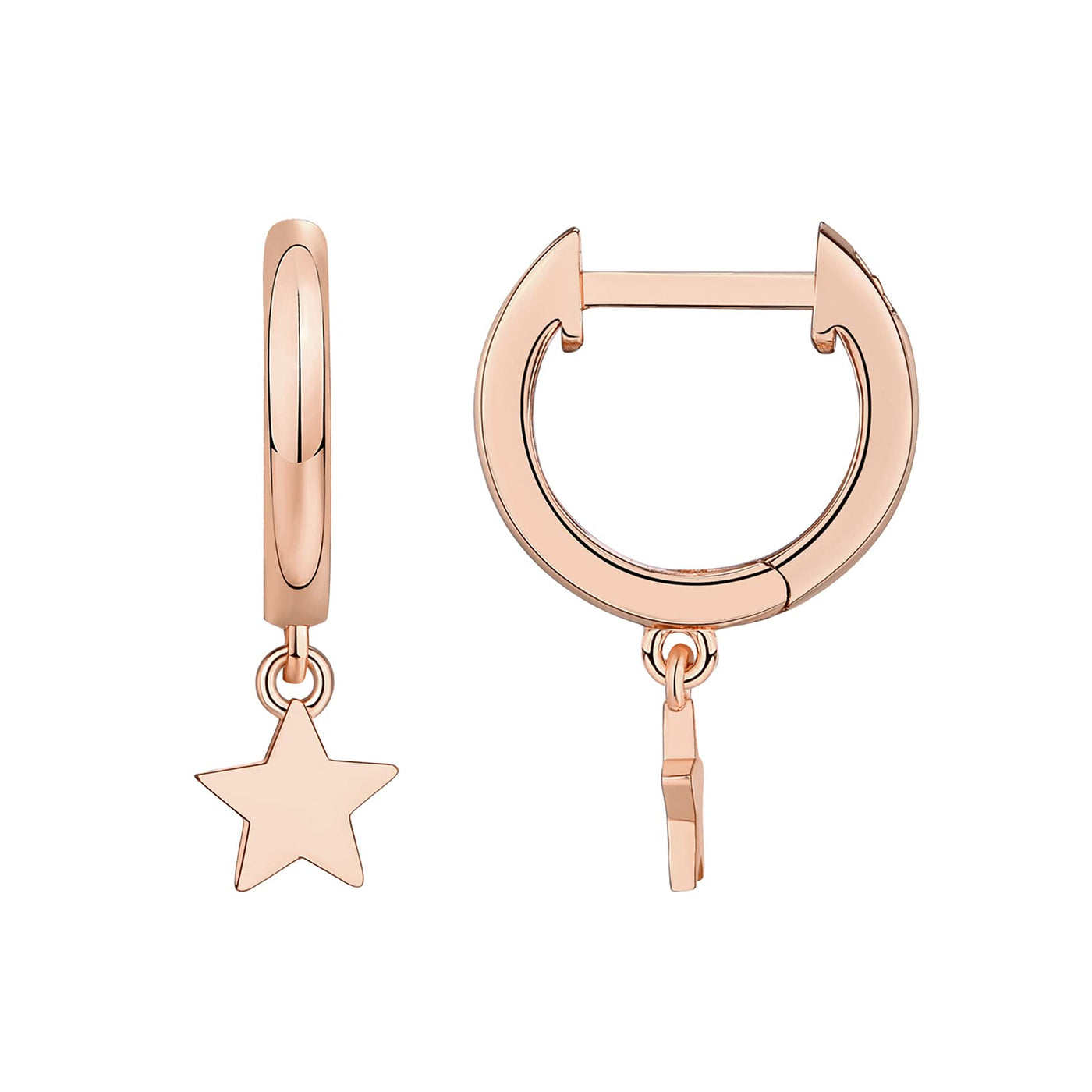 PAVOI 14K Gold Plated Drop/Dangle Huggie Earrings