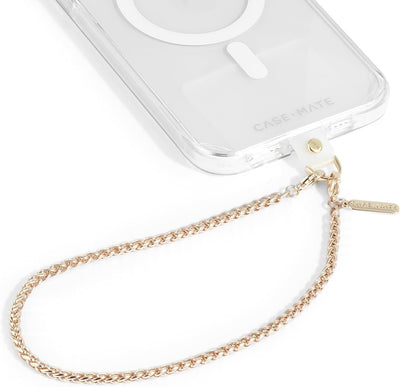 Phone Charm with Beaded Crystals and Pearls