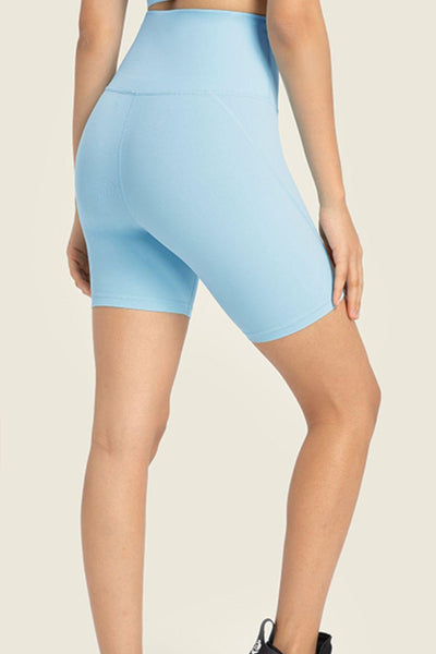 Millennia Seamless High-Rise Wide Waistband Biker Shorts - Curated by tt