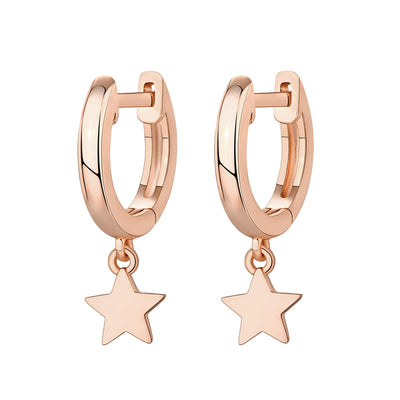 PAVOI 14K Gold Plated Drop/Dangle Huggie Earrings