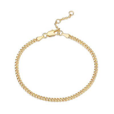 PAVOI 14K Gold Plated Paperclip/Curb/Figaro/Cuban Chain Bracelet