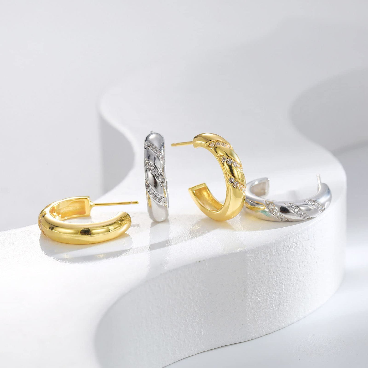 Dangle Hoop Earrings