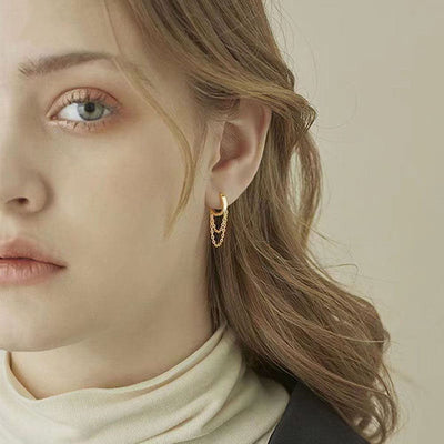 Dangle Hoop Earrings