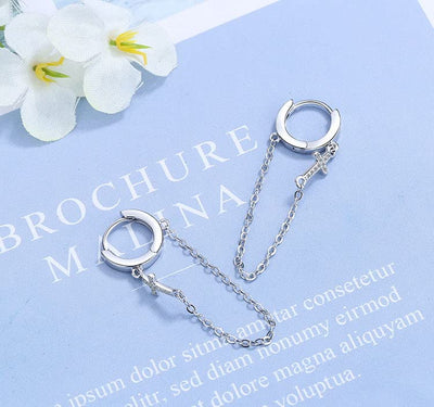 Dangle Hoop Earrings