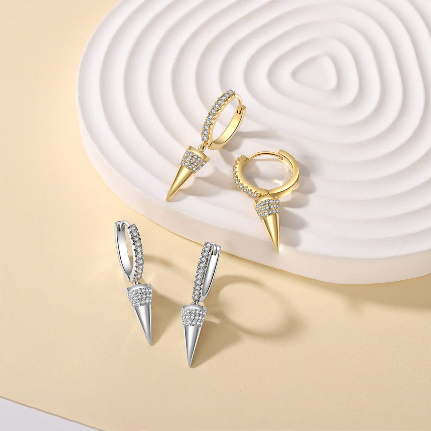 Dangle Hoop Earrings