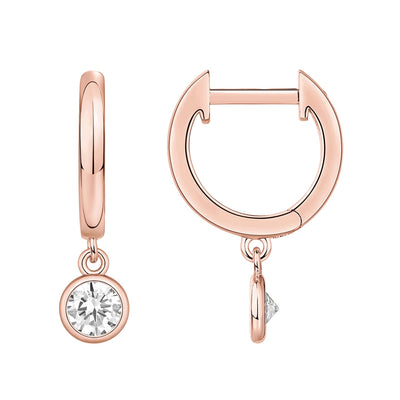 PAVOI 14K Gold Plated Drop/Dangle Huggie Earrings
