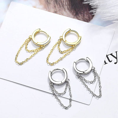 Dangle Hoop Earrings