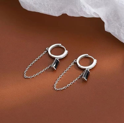 Dangle Hoop Earrings