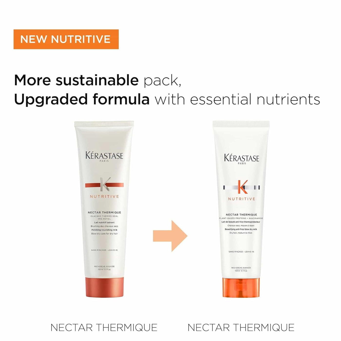 Kérastase Nutritive, Nectar Thermique, Anti-Frizz Blow-Dry Milk