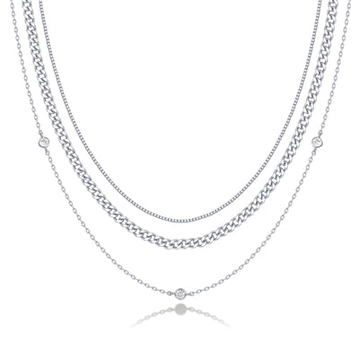 PAVOI 14K Gold Plated Dainty Layering Necklaces