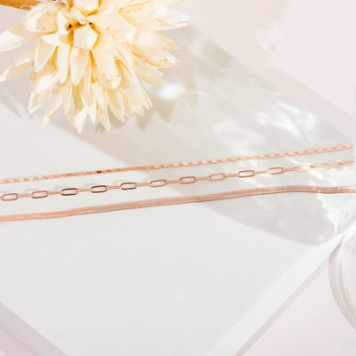 PAVOI 14K Gold Plated Dainty Layering Necklaces