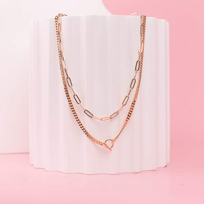 PAVOI 14K Gold Plated Dainty Layering Necklaces