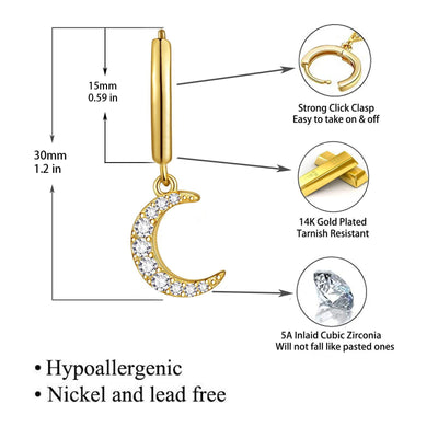 Dangle Hoop Earrings