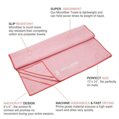 Microfiber Yoga Towel for Yoga Mat
