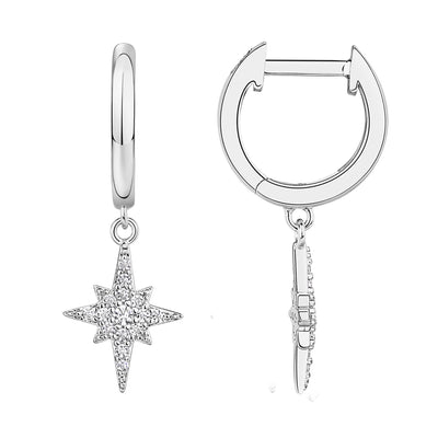 PAVOI 14K Gold Plated Drop/Dangle Huggie Earrings