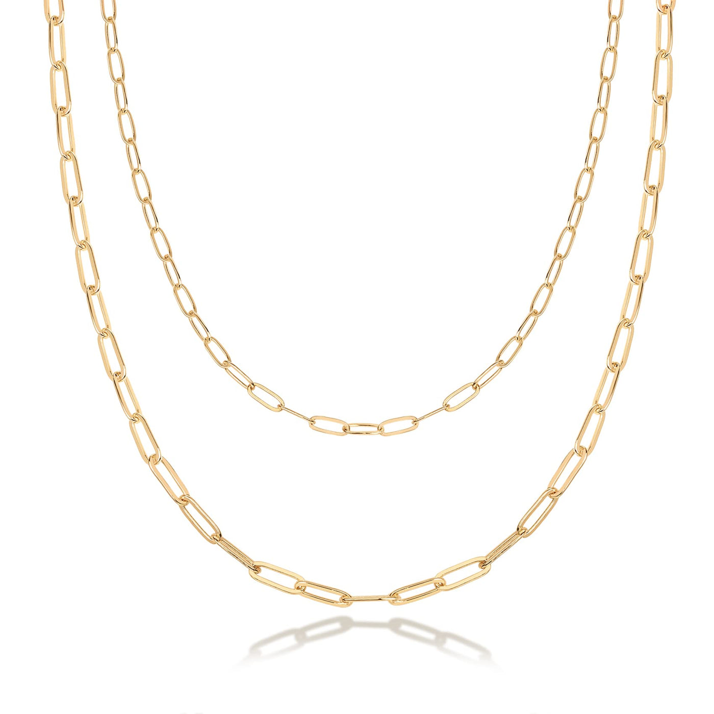 PAVOI 14K Gold Plated Dainty Layering Necklaces