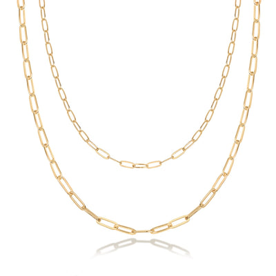 PAVOI 14K Gold Plated Dainty Layering Necklaces