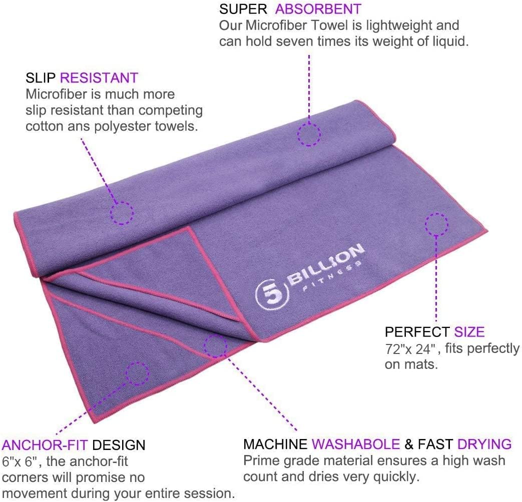 Microfiber Yoga Towel for Yoga Mat