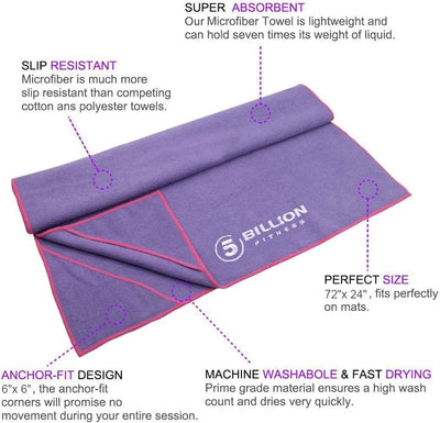 Microfiber Yoga Towel for Yoga Mat