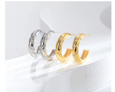 Dangle Hoop Earrings