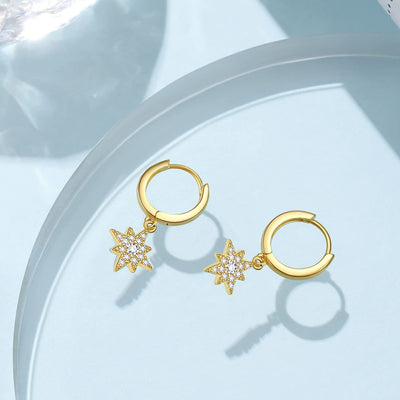 Dangle Hoop Earrings