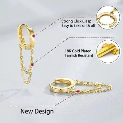 Dangle Hoop Earrings