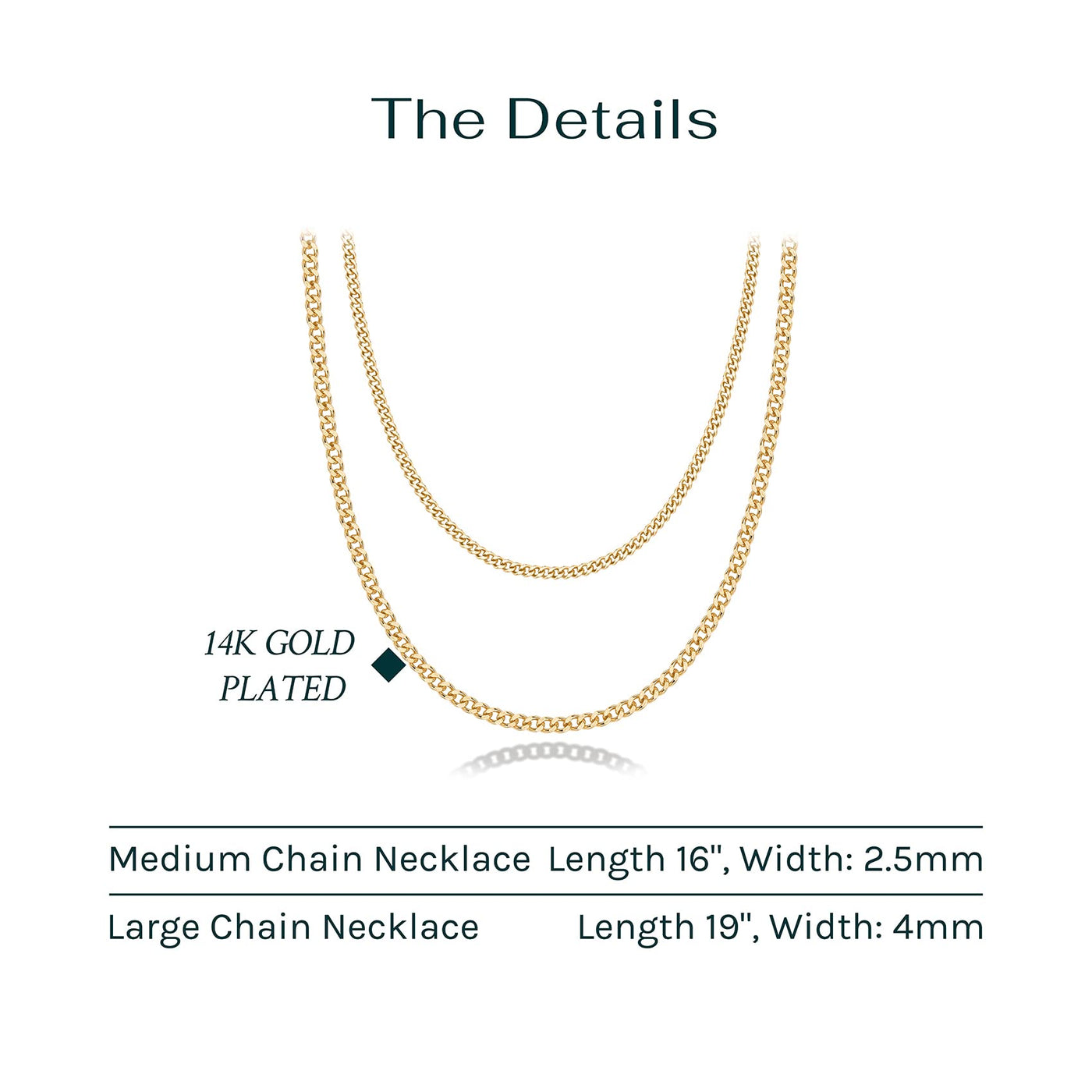 PAVOI 14K Gold Plated Dainty Layering Necklaces