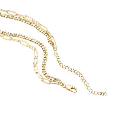 PAVOI 14K Gold Plated Dainty Layering Necklaces