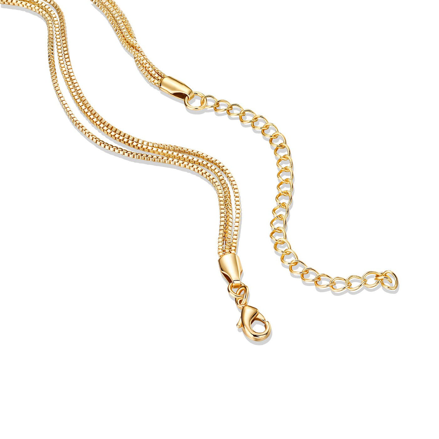 PAVOI 14K Gold Plated Dainty Layering Necklaces
