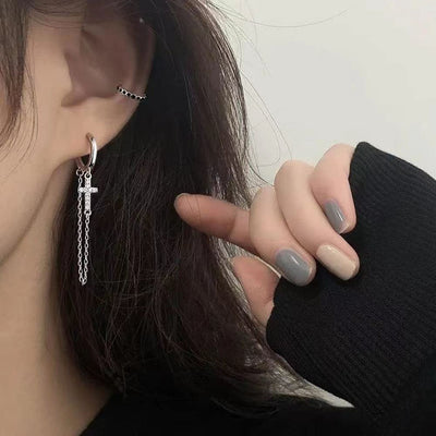 Dangle Hoop Earrings