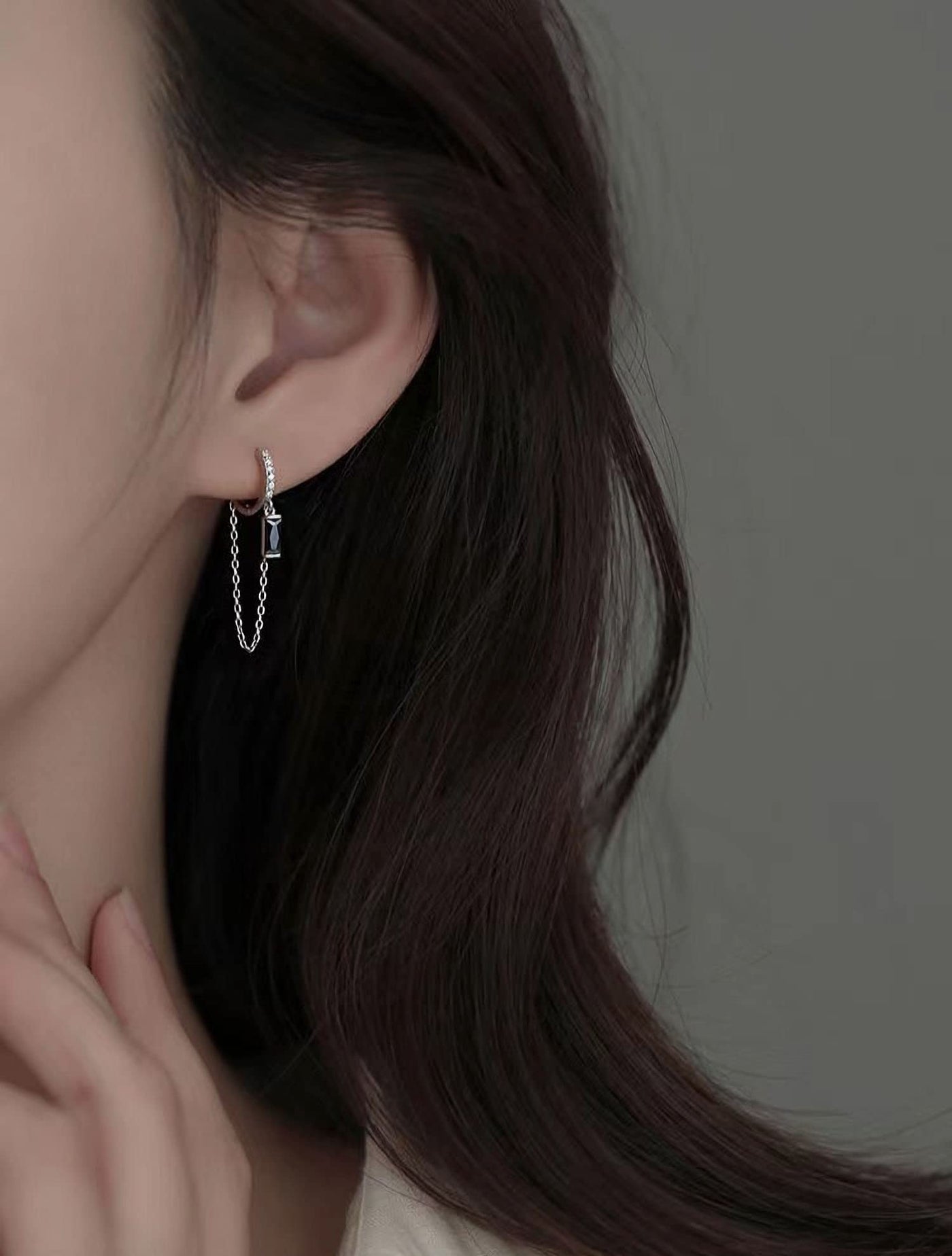 Dangle Hoop Earrings
