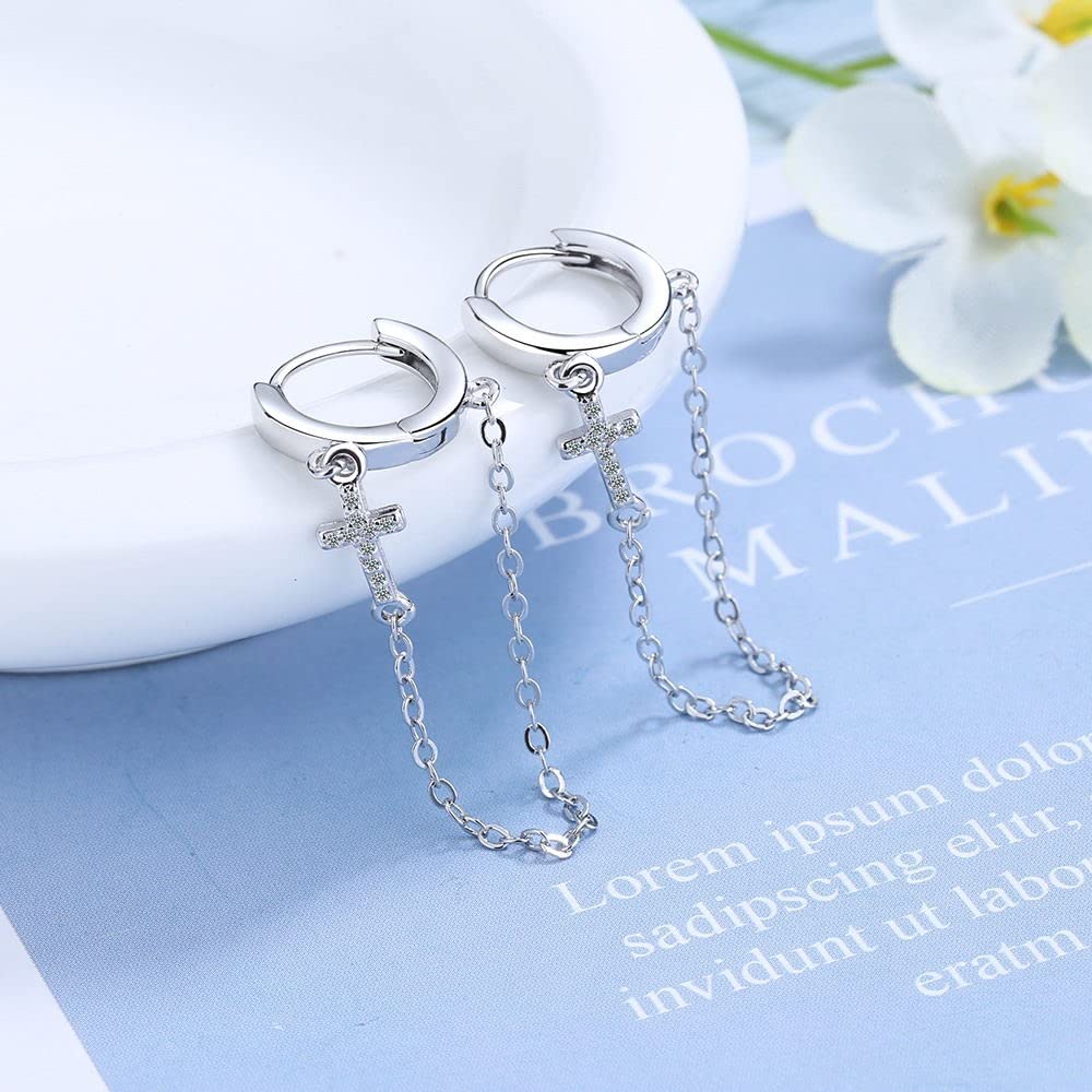 Dangle Hoop Earrings