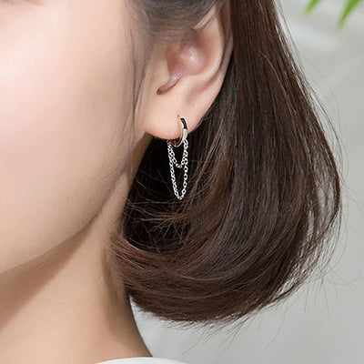 Dangle Hoop Earrings