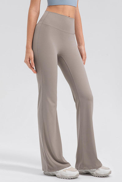 High Waist Straight Active Pants - Curated by tt