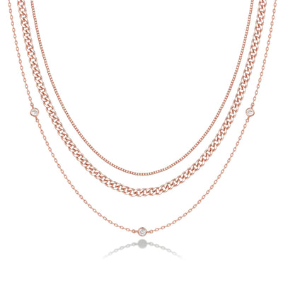 PAVOI 14K Gold Plated Dainty Layering Necklaces