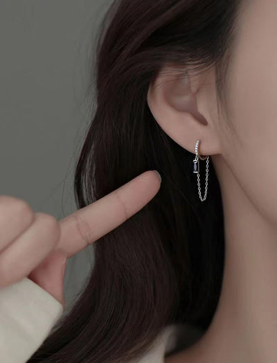Dangle Hoop Earrings