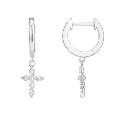 PAVOI 14K Gold Plated Drop/Dangle Huggie Earrings