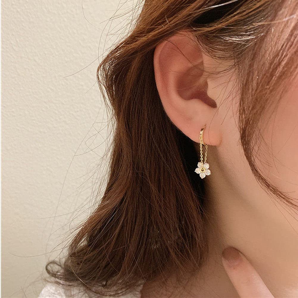 Dangle Hoop Earrings