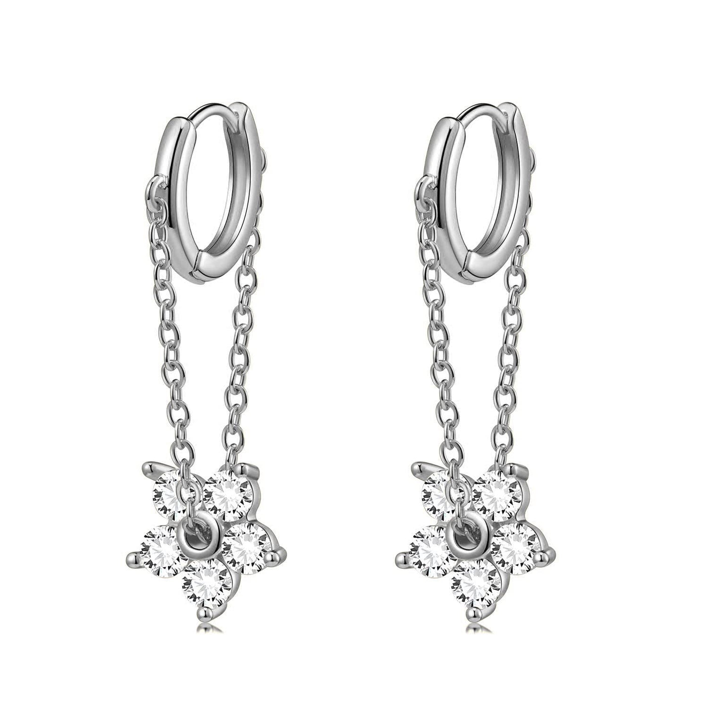 Dangle Hoop Earrings