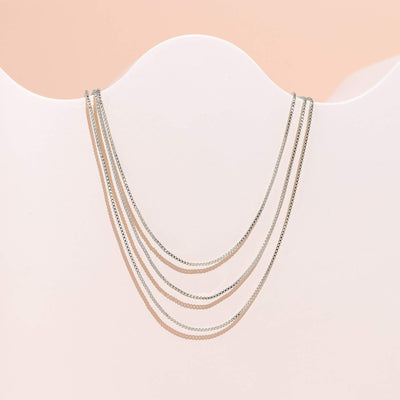 PAVOI 14K Gold Plated Dainty Layering Necklaces