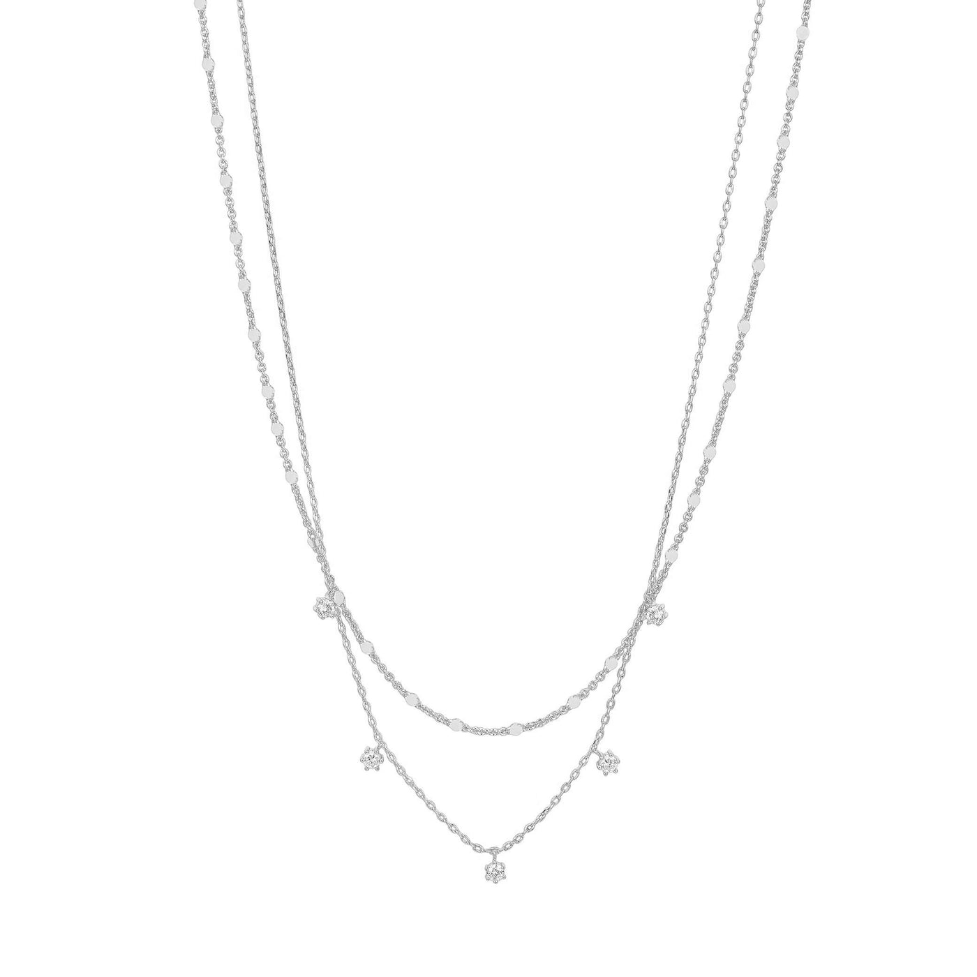 PAVOI 14K Gold Plated Dainty Layering Necklaces
